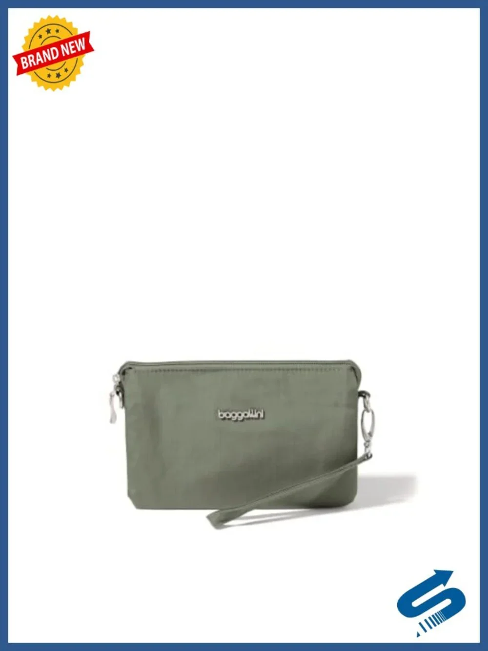 Mini Crossbody Bag RFID Blocking Convertible Wristlet Machine Washable Nylon